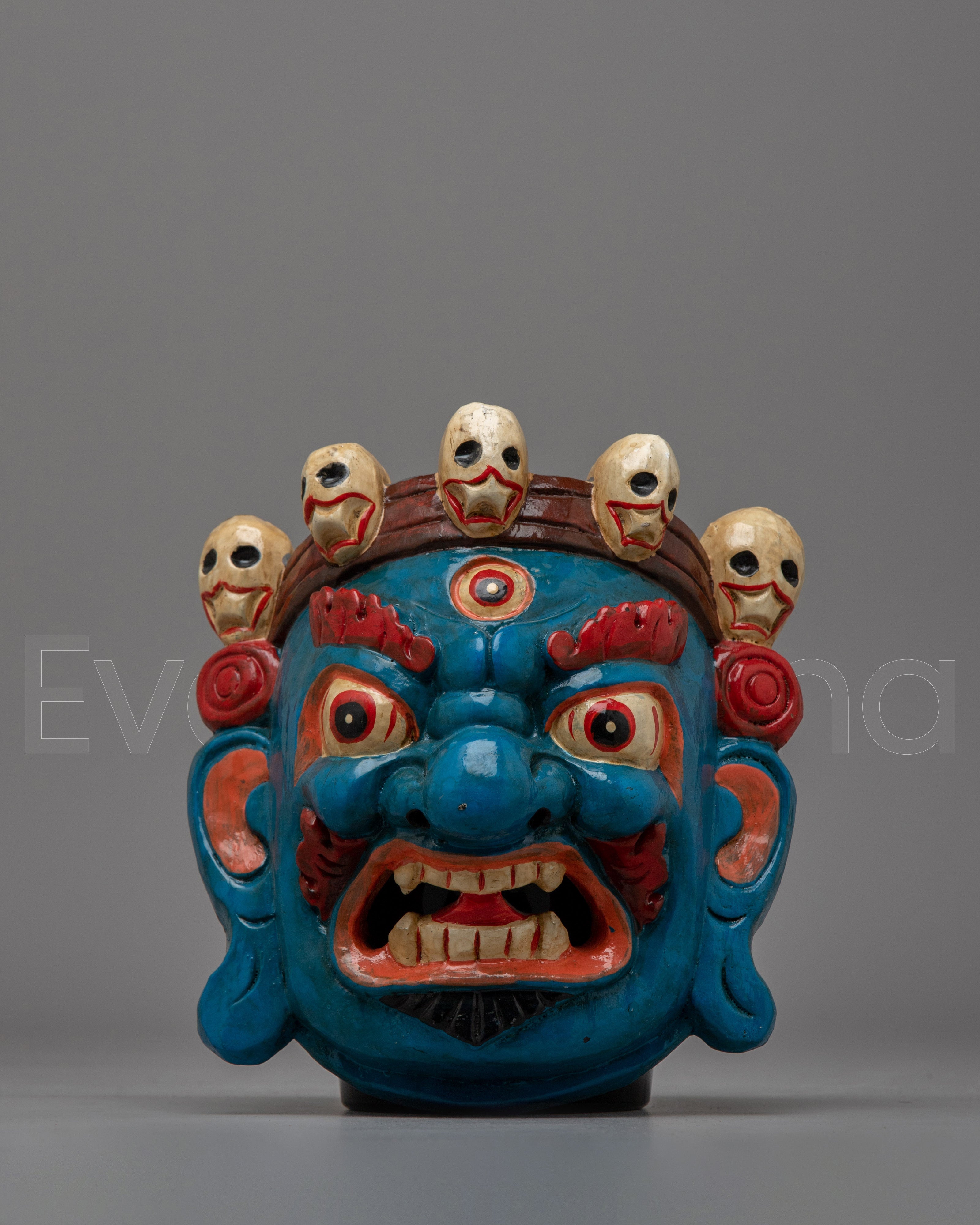 Wooden Mask Mahakala