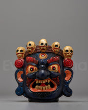 Mahakala Wood Carved Mask