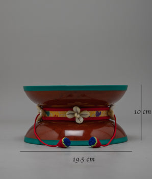 Tibetan Damaru Drum | Handcrafted Spiritual Instrument for Meditation and Rituals