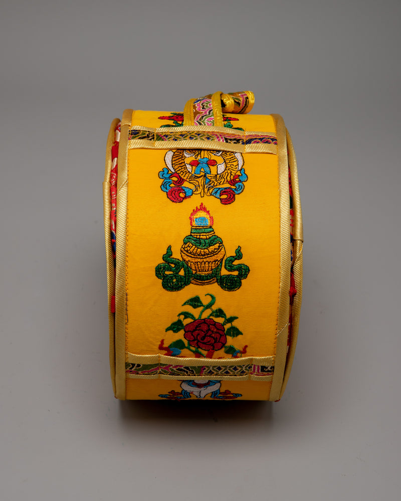 Tibetan Chod Damaru | Sacred Ritual Drum for Spiritual Practices and Meditation