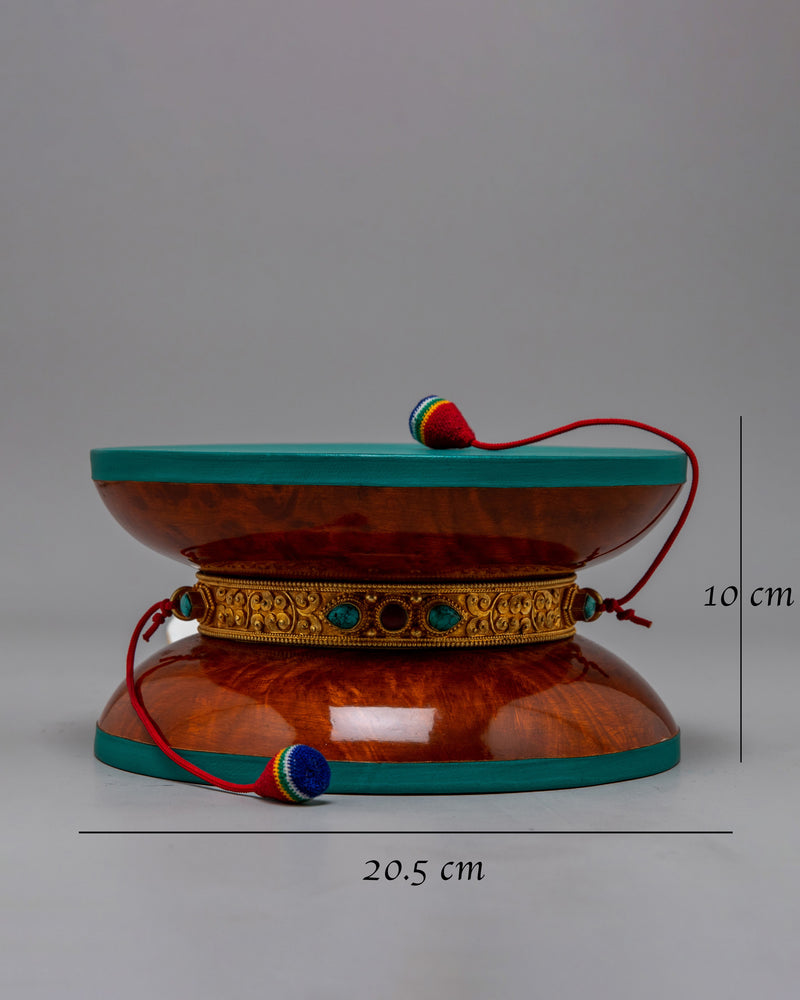 Tibetan Ritual Damaru | Sound Healing Tantric Instrument