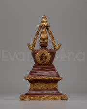 Decorative Copper Stupa Budista