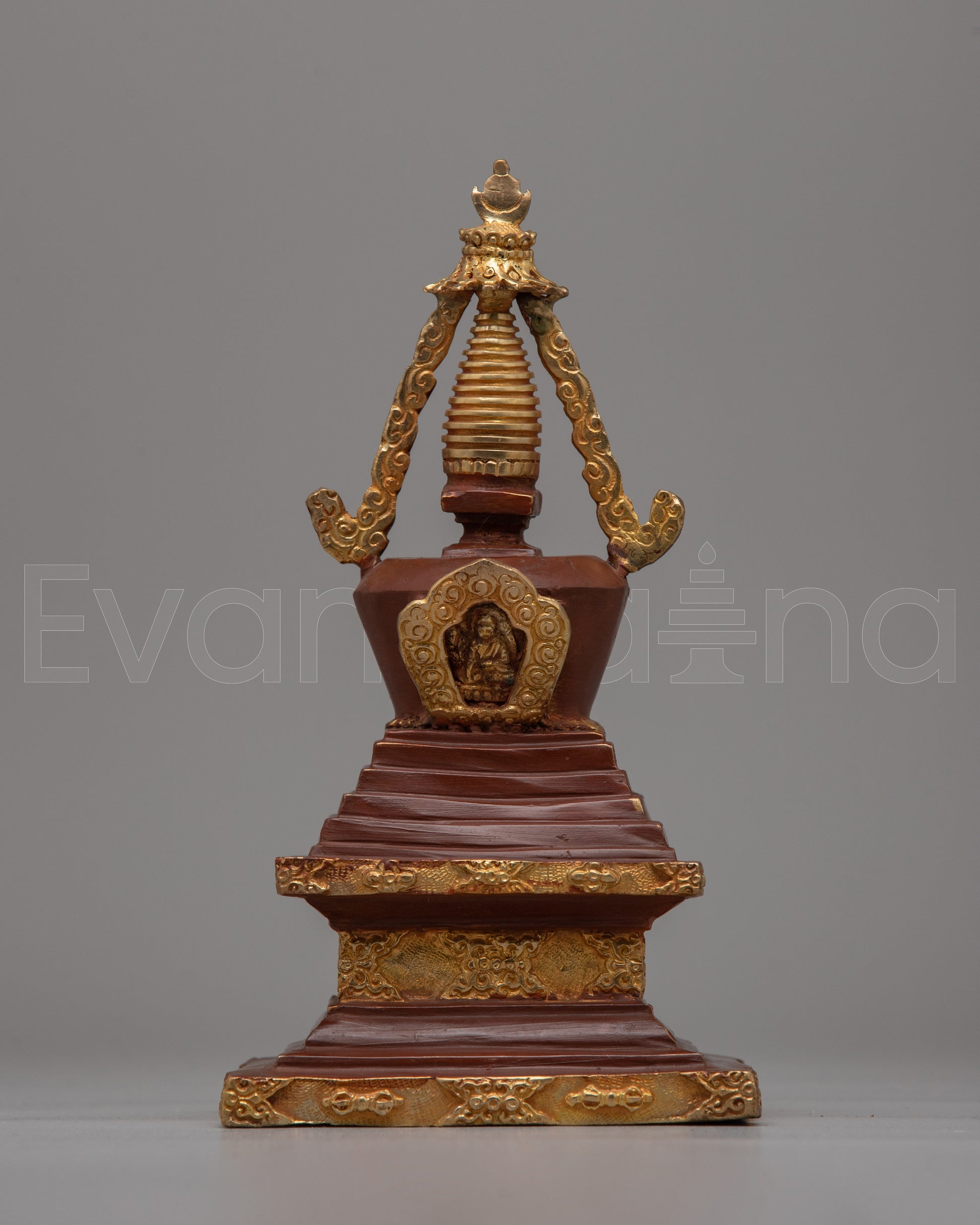 Decorative Copper Stupa Budista
