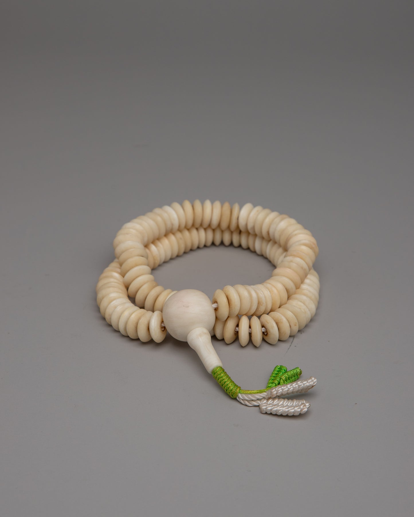 Mala Beads Made of Bone | Natural and Ethereal Prayer Beads for Spiritual Practice