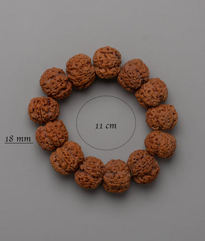 Rudraksha Bracelet | Natural Beads for Spiritual Grounding and Protection