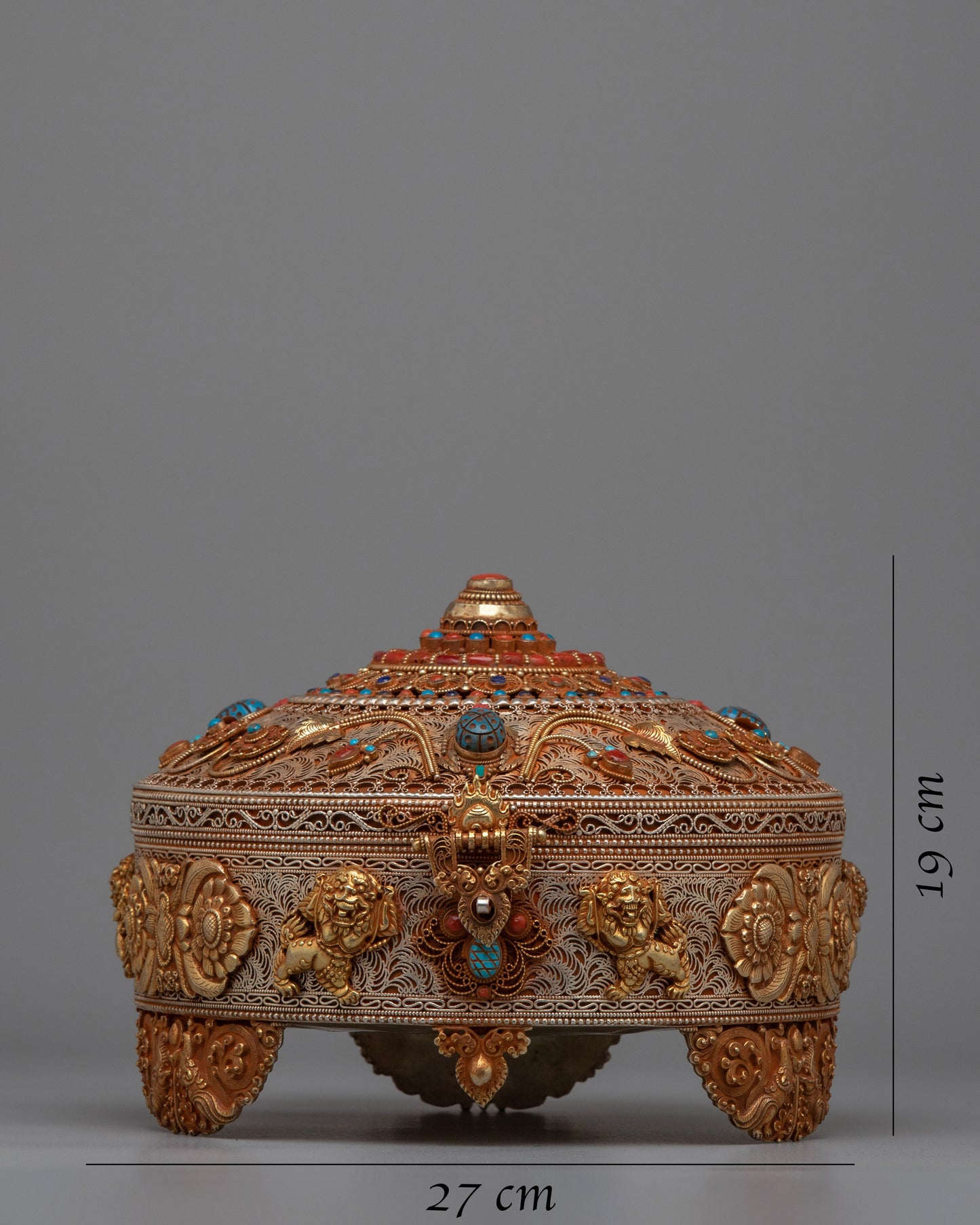 Copper Jewellery Box | Sacred Sanctuary Altar for Decoration