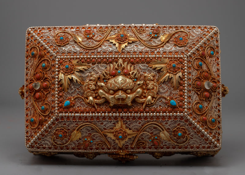 Buddhist Jewelry Box | Himalayan Souvenir Art