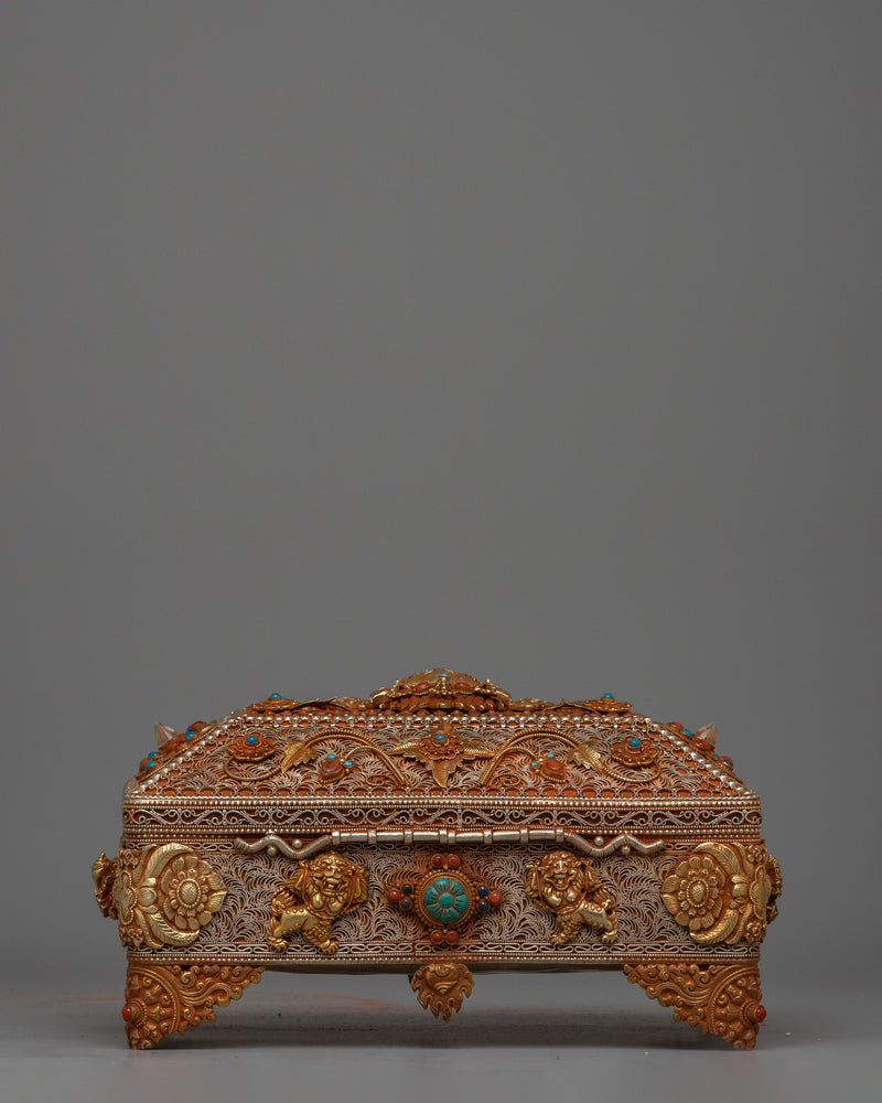 Buddhist Jewelry Box | Himalayan Souvenir Art