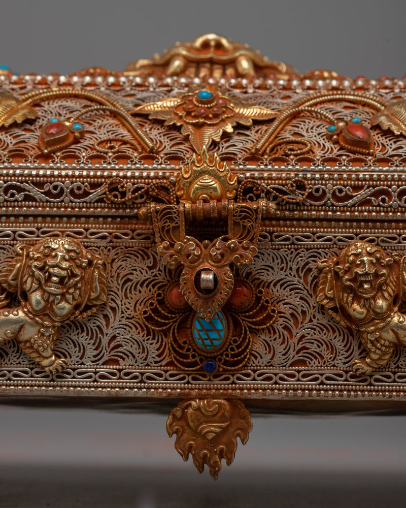 Buddhist Jewelry Box | Himalayan Souvenir Art