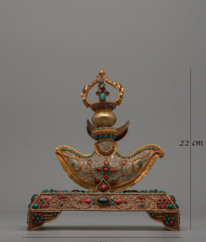 Copper Kartika Knife | Sacred Tibetan Buddhist Dagger for Ritualistic Us