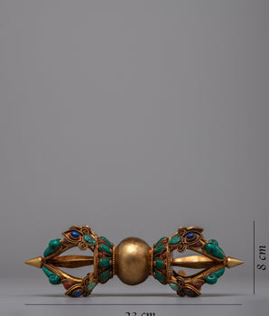 Copper Buddhist Vajra | Sacred Tool for Channeling Divine Energy and Blessings