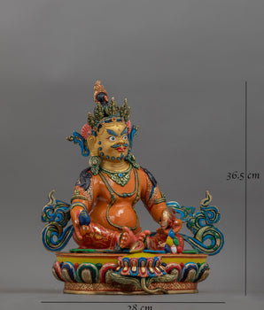 Prosperity Deity Dzambhala Statue
