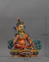 Prosperity Deity Dzambhala Statue 