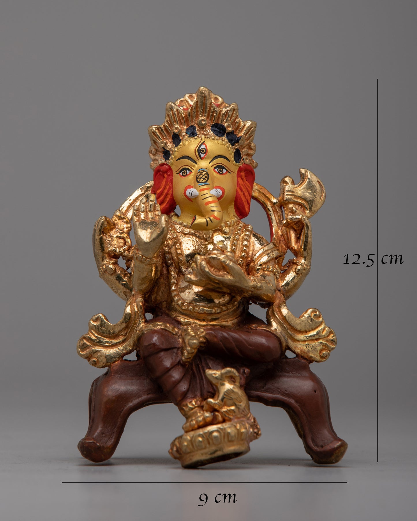 Ganesh Sitting Statue | Hindu Deity Sculpture for Worship