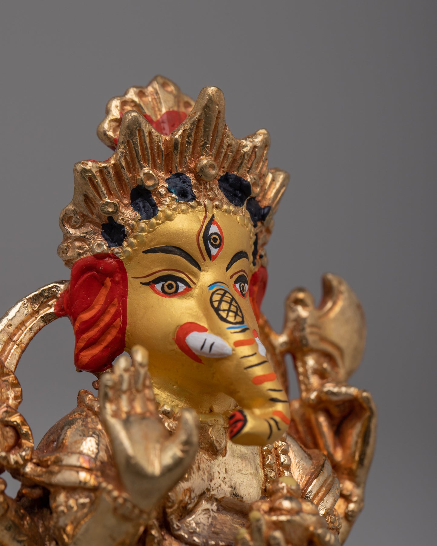 Ganesh Sitting Statue | Hindu Deity Sculpture for Worship