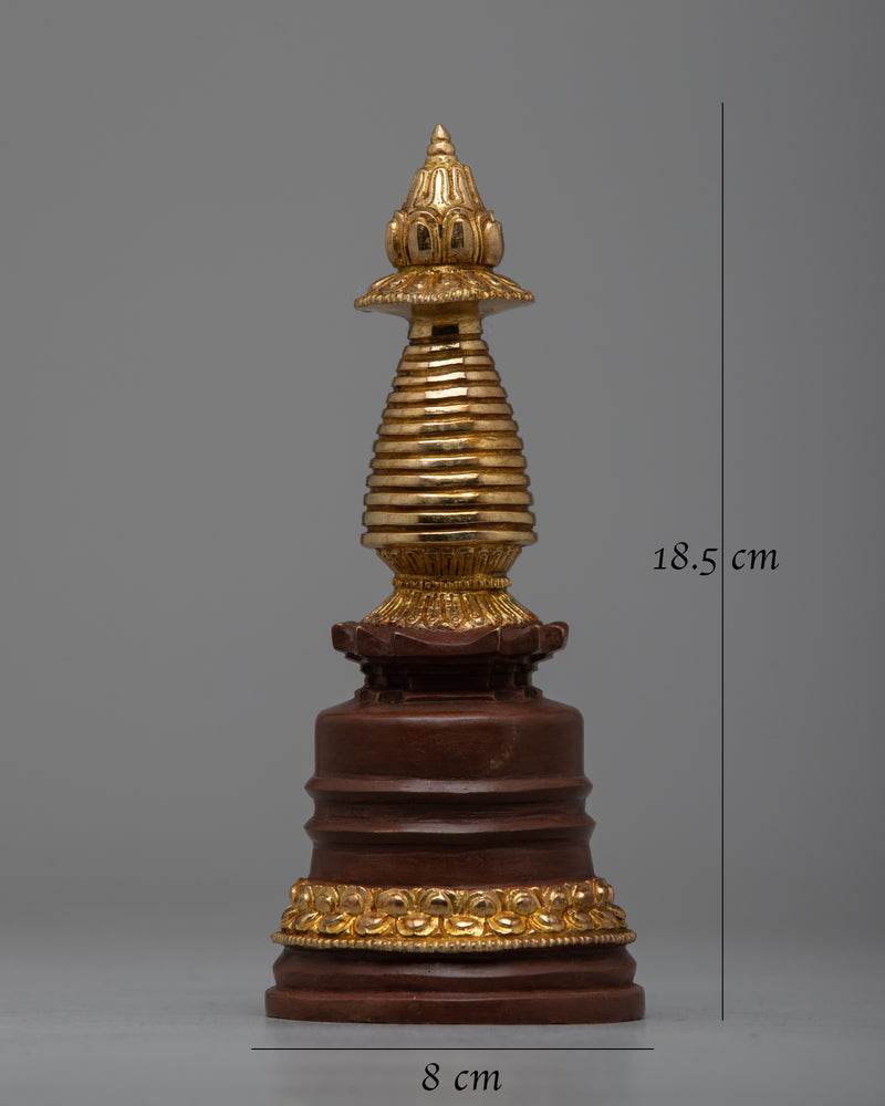 Traditional Stupa Statue | Perfect Buddhist Shrine for Enhancing Your Spiritual Practices