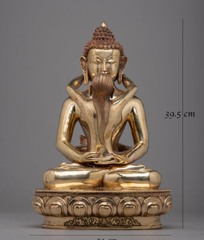 Samantabhadra Consort Statue | Buddhist Deity Couple for Spiritual and Decorative Use