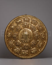 Brass Kalachakra Mandala 