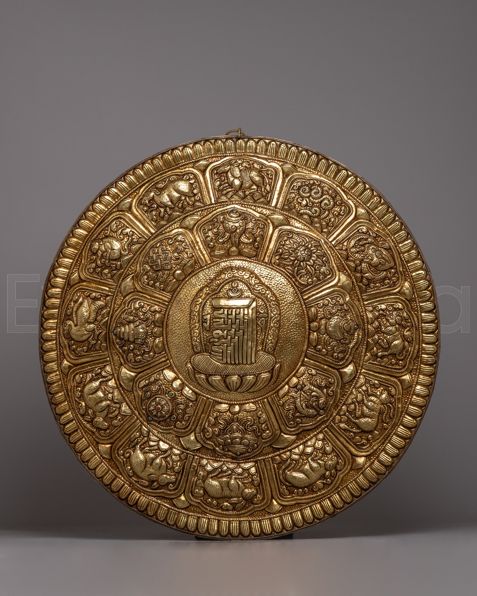 Brass Kalachakra Mandala 