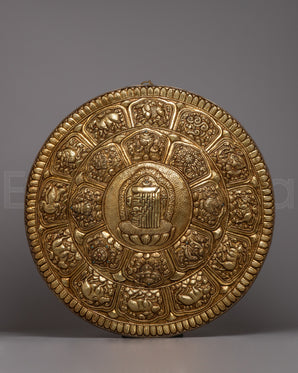 Brass Kalachakra Mandala 