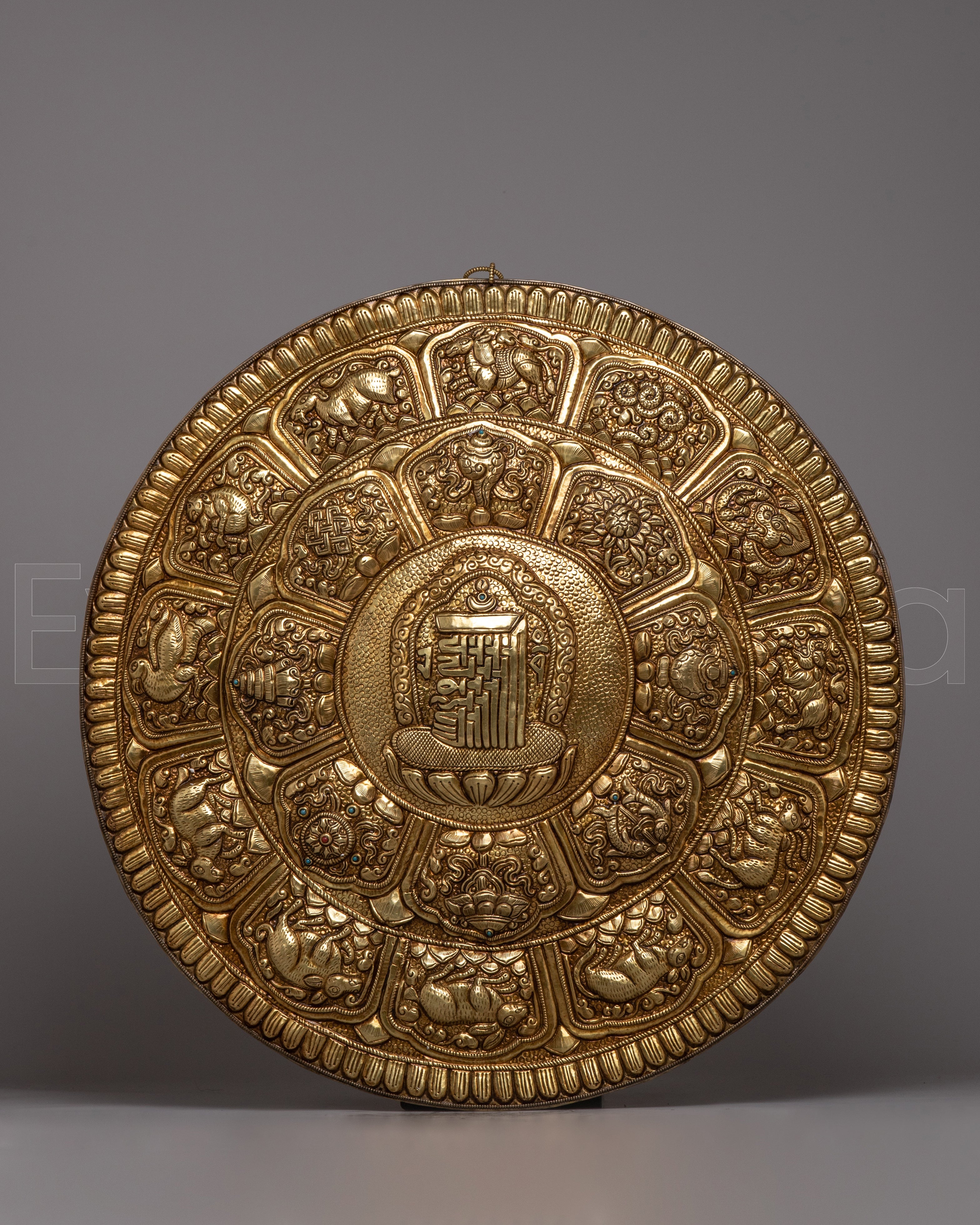 Brass Kalachakra Mandala 