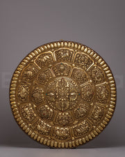 Brass Crossed Vajra Mandala