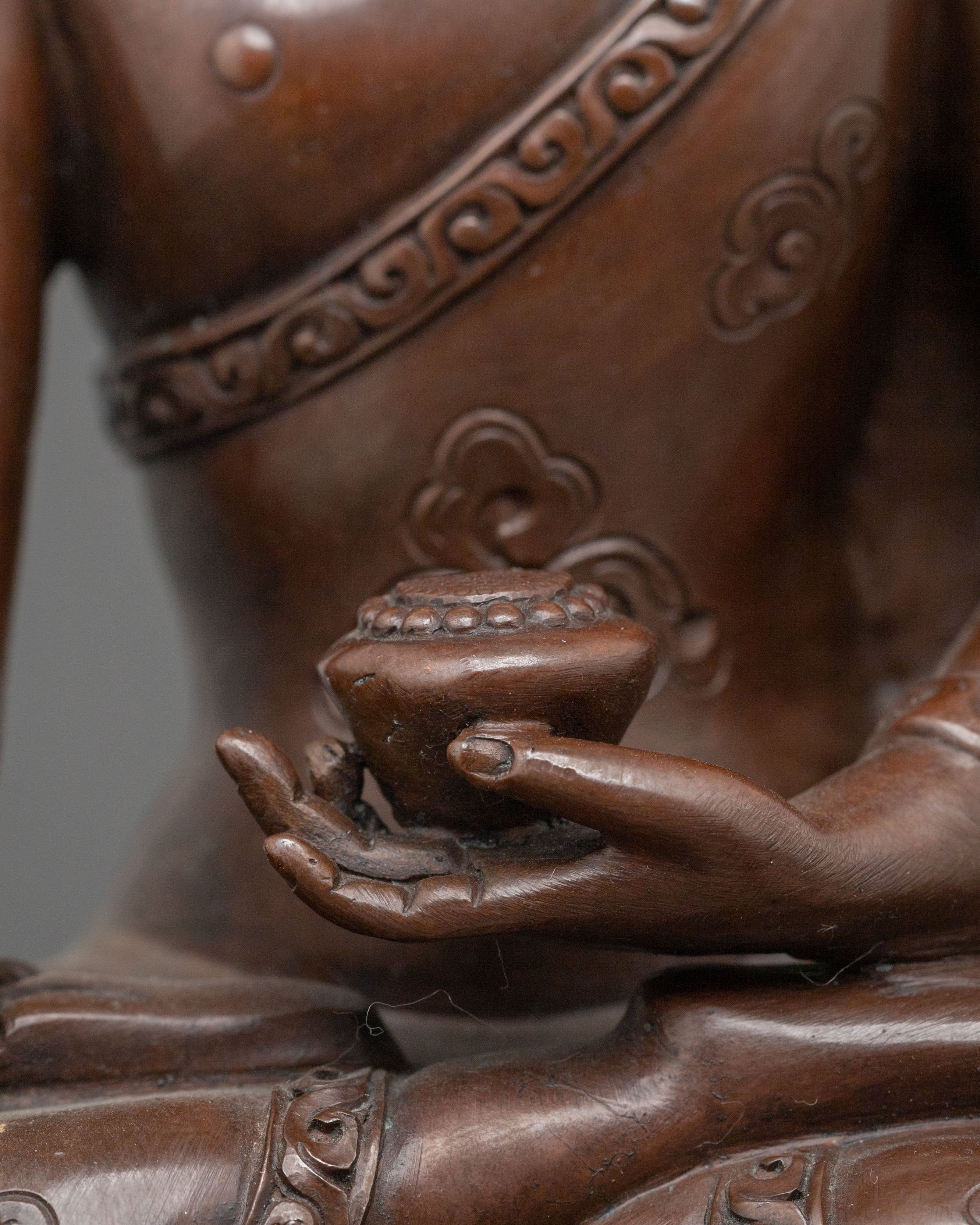 Handcrafted Sacred Shakyamuni Buddha Sculpture | Himalayan Buddhist Art