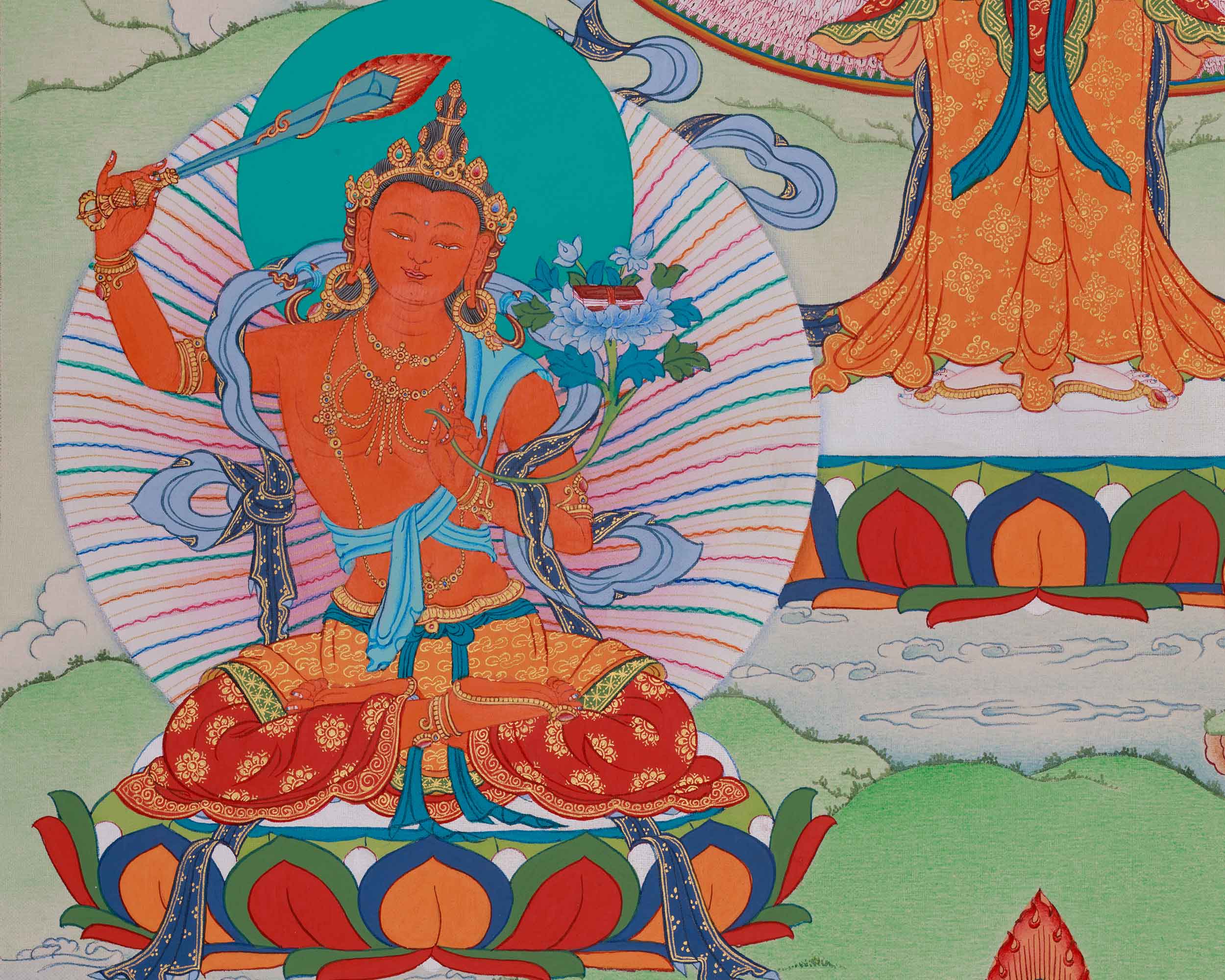 Himalayan Deity 1000 Armed Chenrezig Thangka | Bodhisattva of Compassion