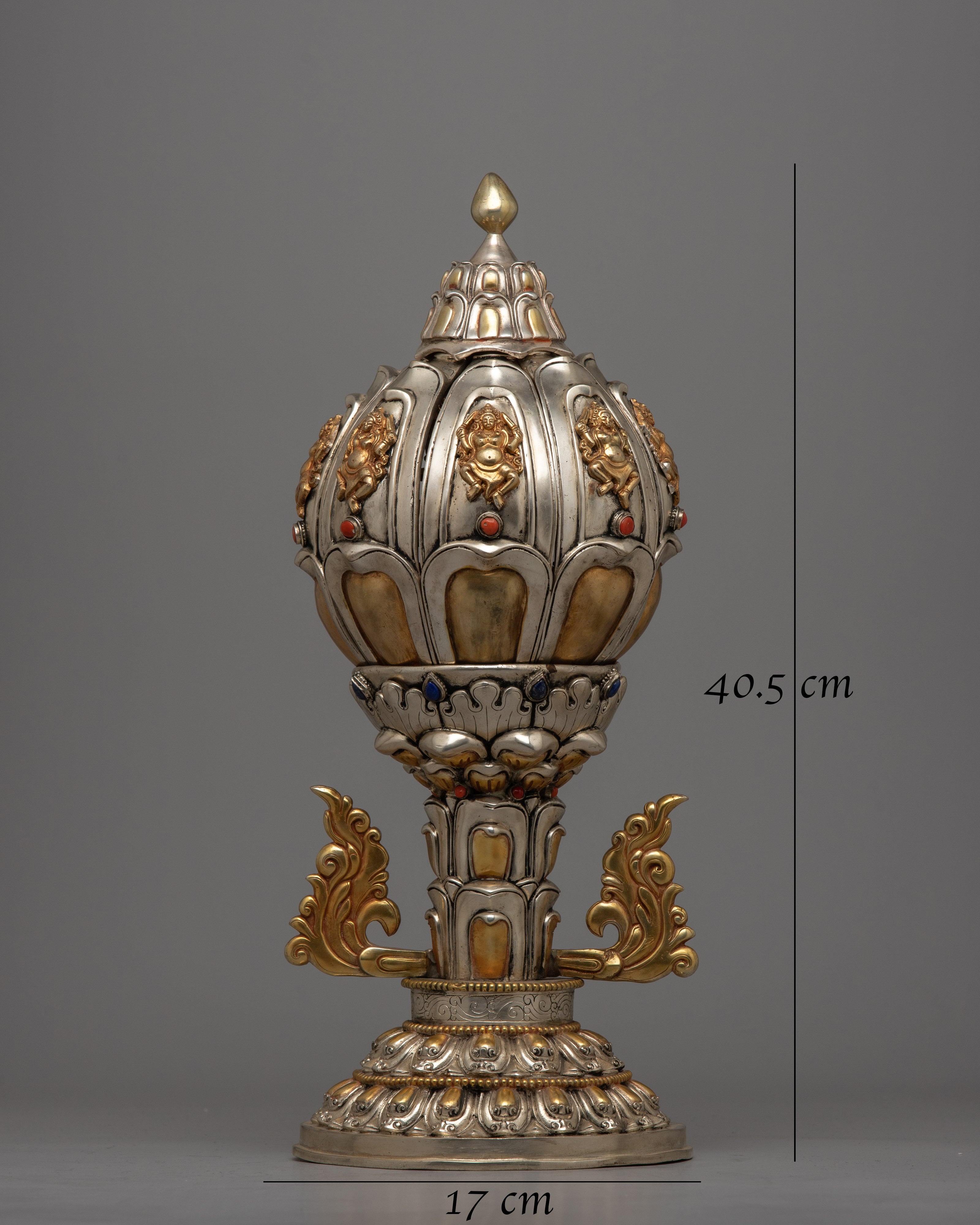Copper Lotus Mandala of Chakrasamvara | Eight Dakini Ritual Sculpture