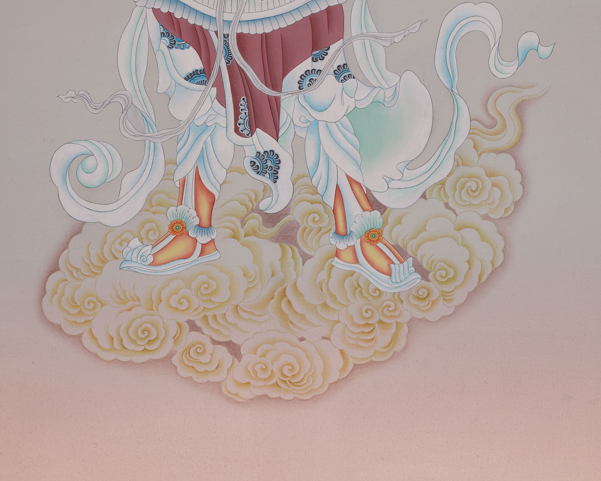Guanyin (Avalokitesvara) Artwork |  White-Robed Bodhisattva of Compassion