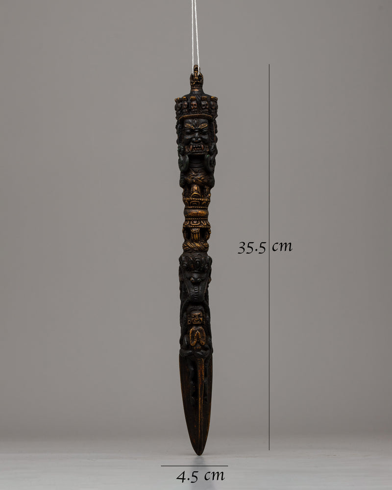 Resin Phurba Dagger | Buddhist Ritual Dagger for Meditation & Ceremonies