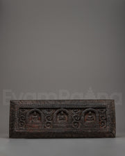 Wooden Buddha Relief Wall Art