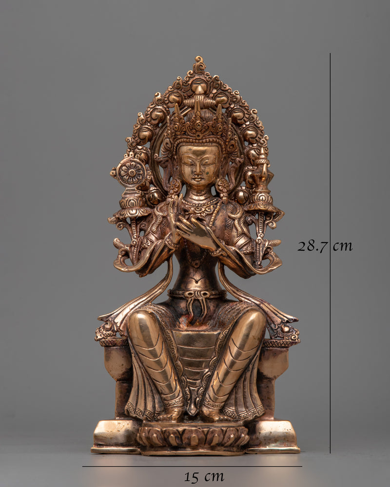 Tibetan Maitreya Buddha Statue | Invite Tranquility into Your Sacred Space