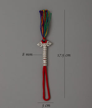 Pure Silver Mala Counter | Effortless Mantra Counting & Enhanced Focus