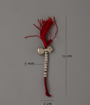 Buddhist Mala Bead Counter | Tibetan Ritual Item Chupsel