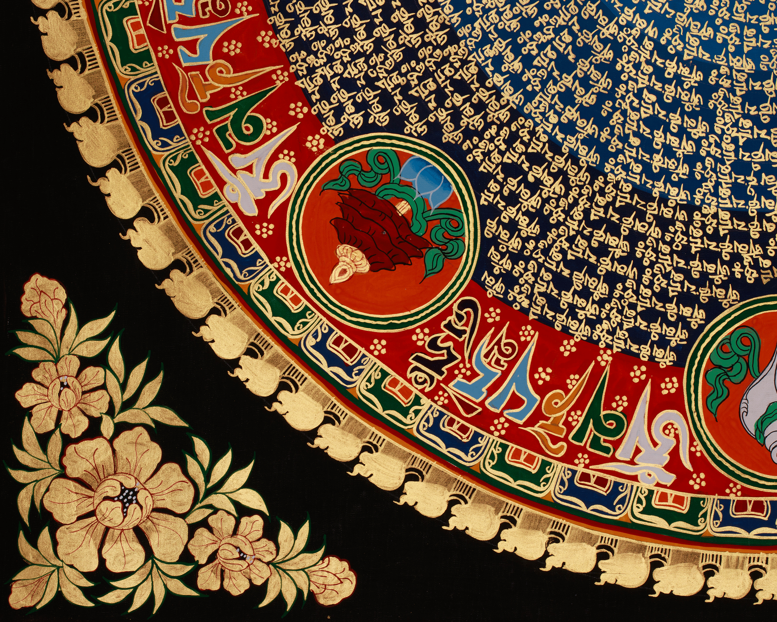 Tibetan Mantra Mandala Art | A Timeless Symbol of Protection, Wisdom, and Enlightenment