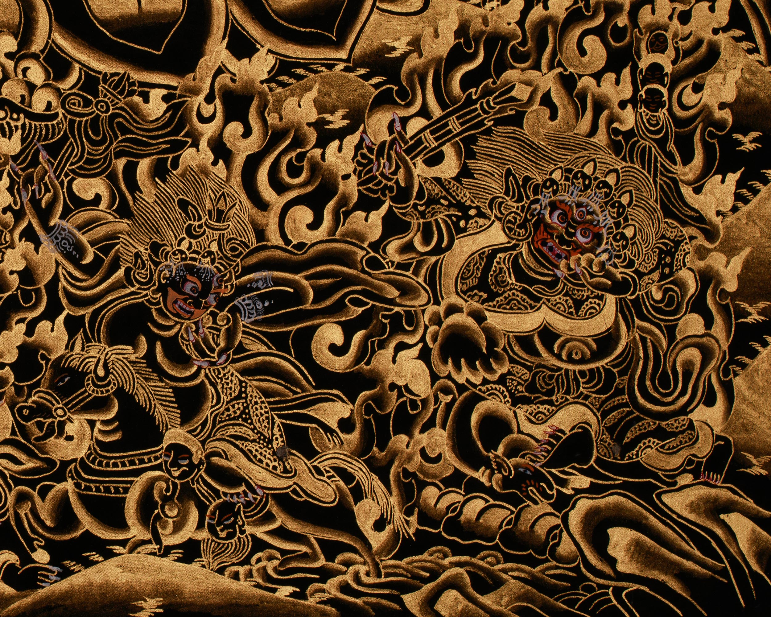 Tibetan Thangka of Yamantaka | The Destroyer Of Death