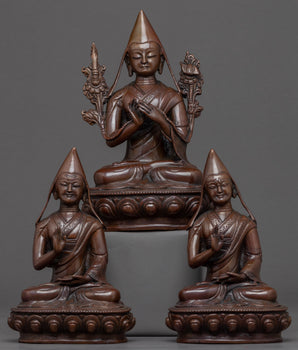 Je Tsongkhapa Statue Set