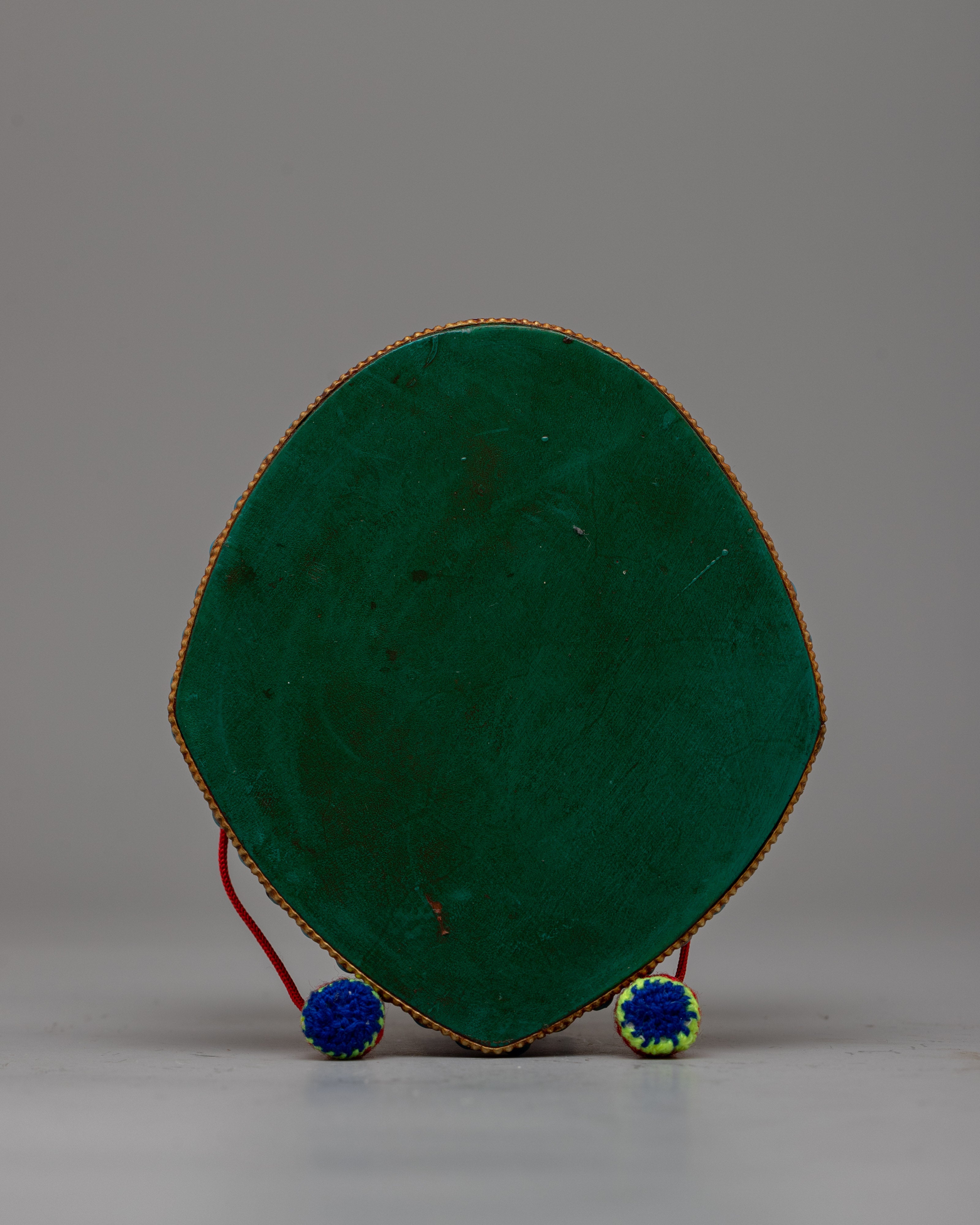 Tibetan Damaru Decoration | Ritual Ornament for Devotional Practice