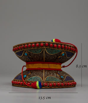 Damaru Hand Drum | Sacred Object for Meditation, Prayer