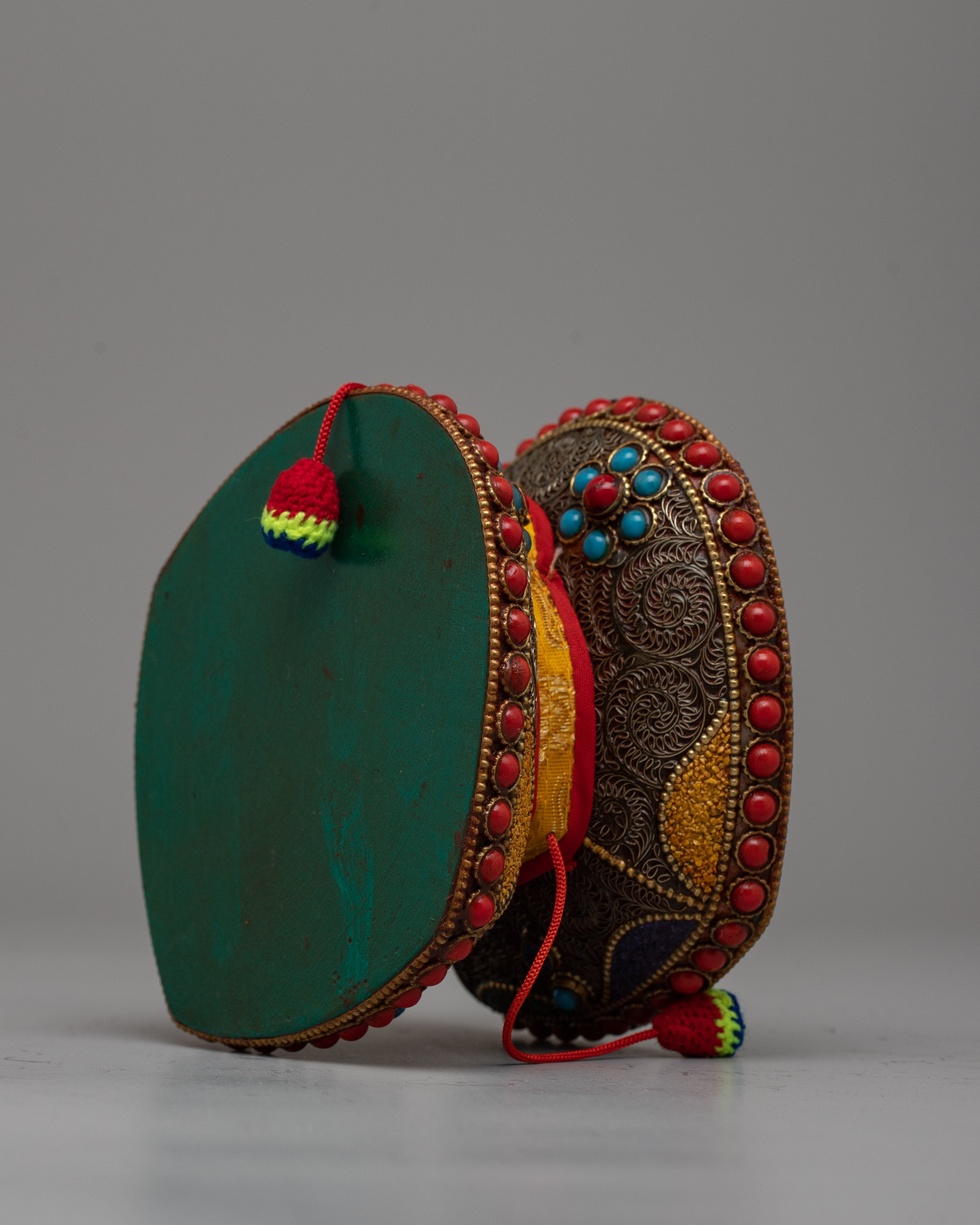 Damaru Hand Drum | Sacred Object for Meditation, Prayer