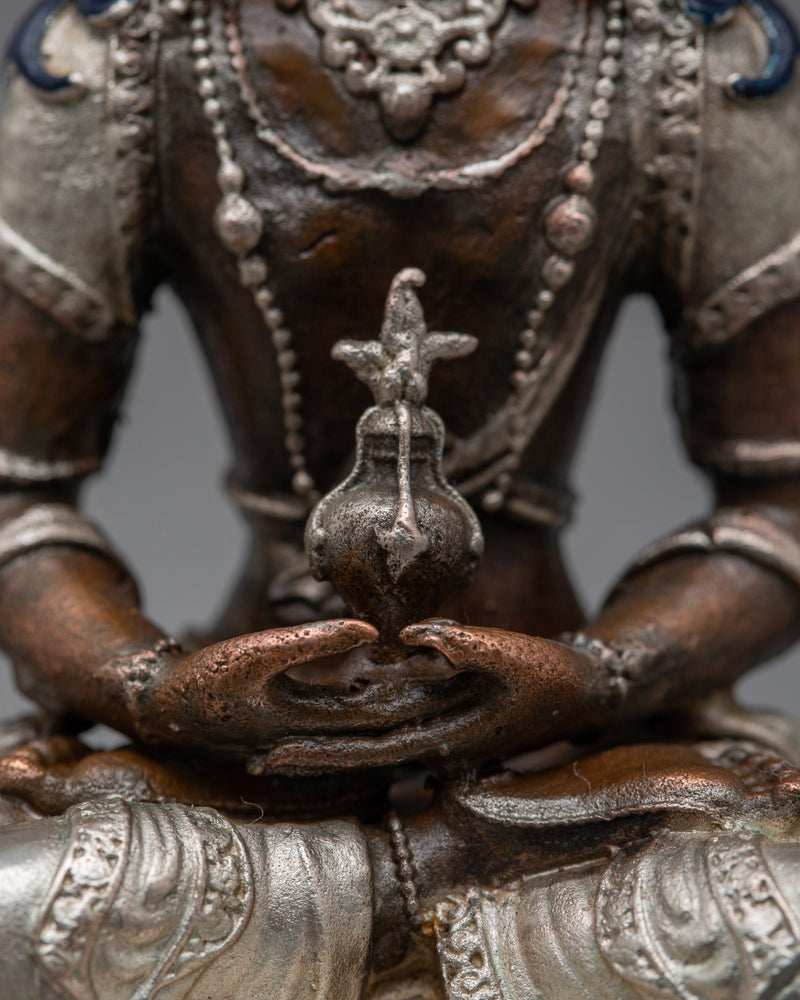Seated Amitayus Buddha Statue | Tranquil Representation of Eternal Life and Healing