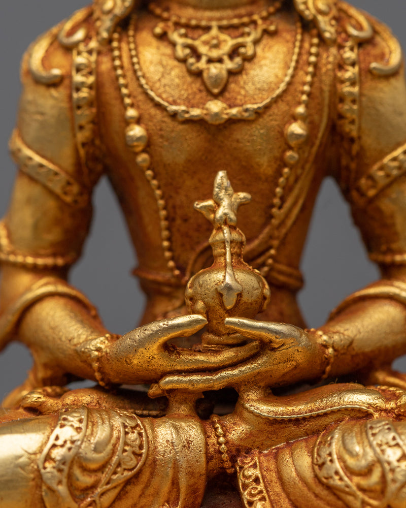 Buddha Amitayus 中文 Statue | Exquisite Statue Radiating Healing Light and Lifeforce Energy