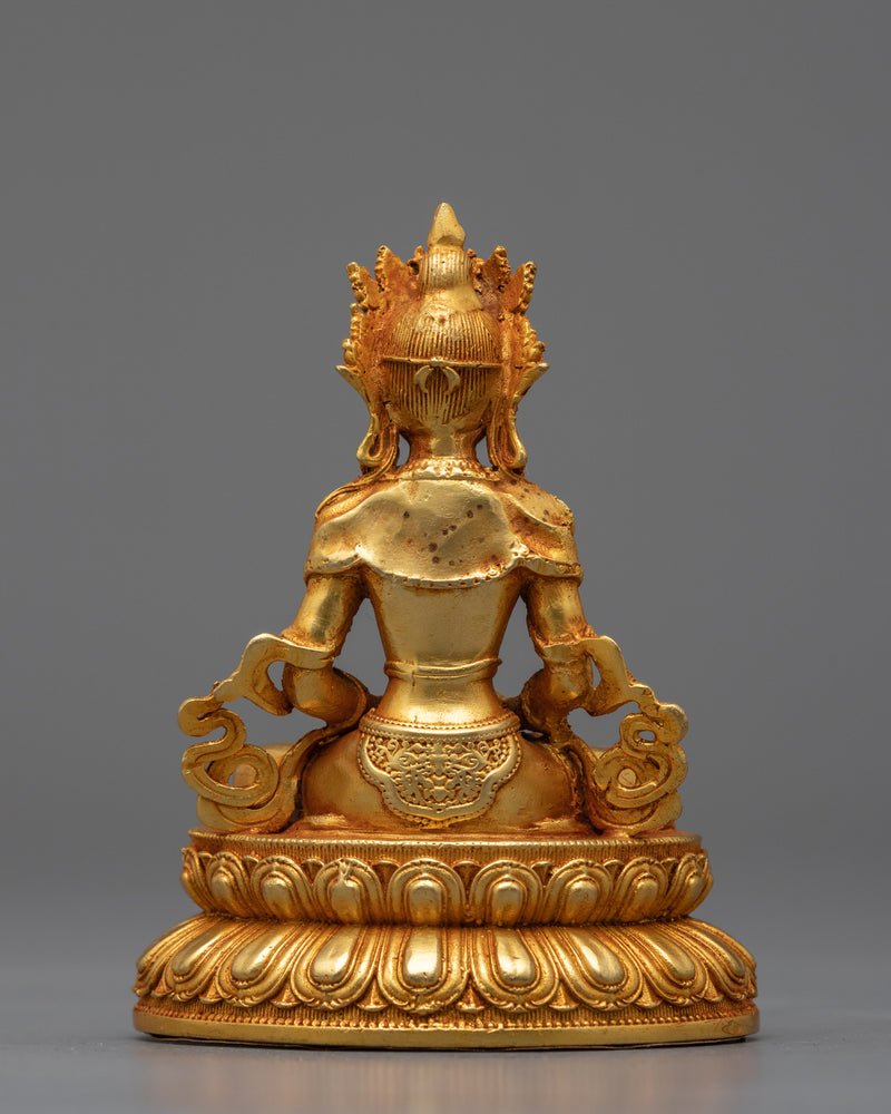 Buddha Amitayus 中文 Statue | Exquisite Statue Radiating Healing Light and Lifeforce Energy