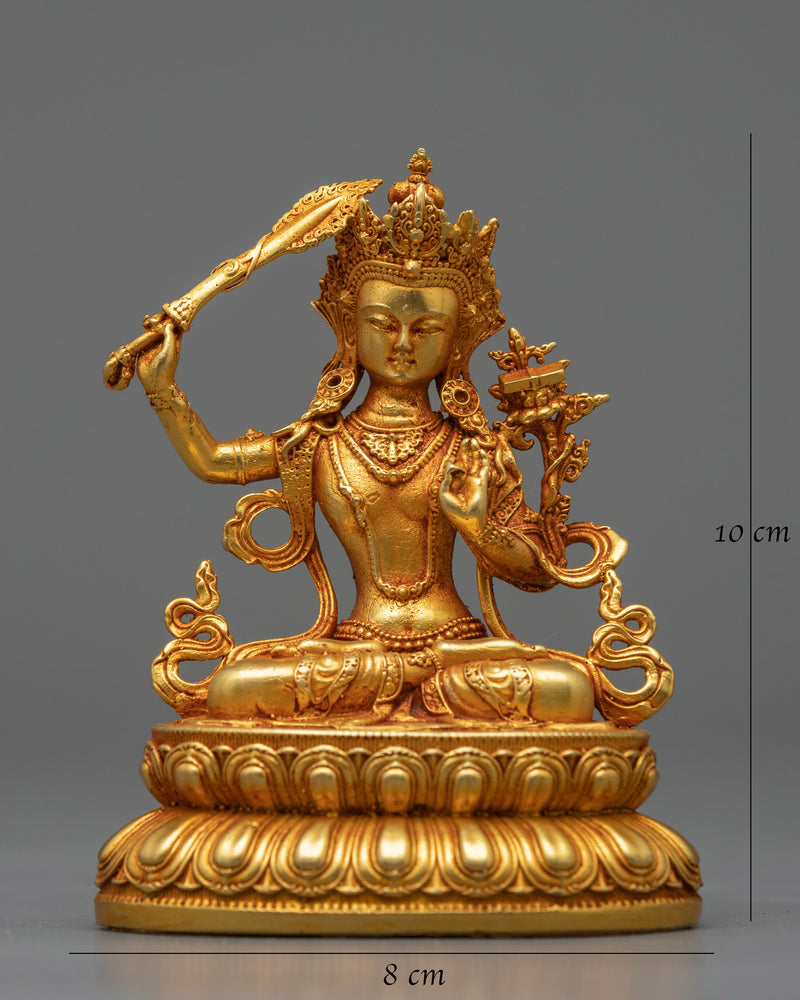 Peaceful Manjushri Statue | Fusion of Tranquility and Contemporary Craftsmanship