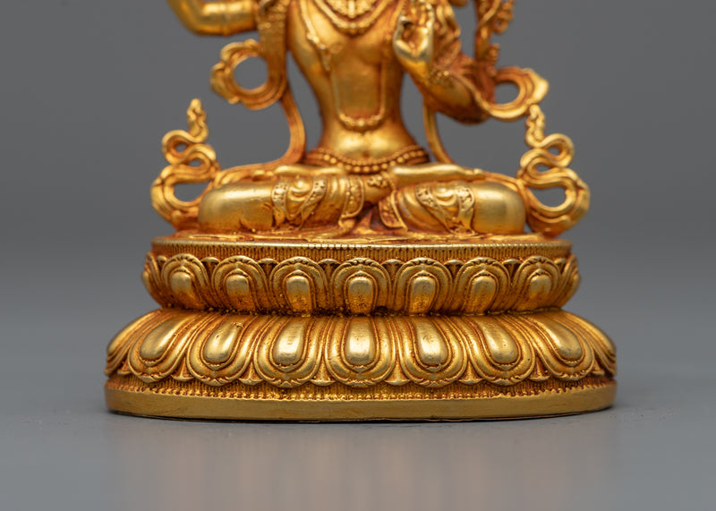 Peaceful Manjushri Statue | Fusion of Tranquility and Contemporary Craftsmanship