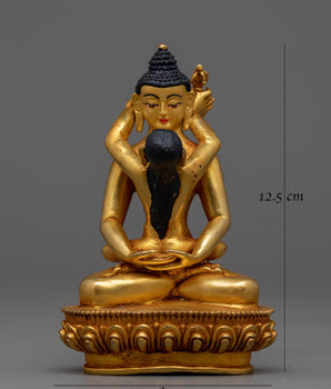 Machine Made Samantabhadra and Consort Statue | Depicting Harmonious Unity in Buddhist Iconography