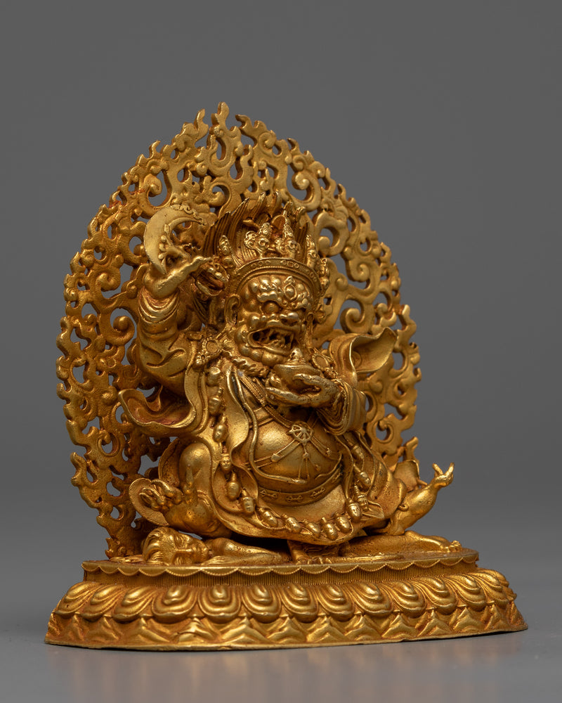 Copper Bernagchen Mahakala Statue | Harnessing Tradition with Contemporary Precision