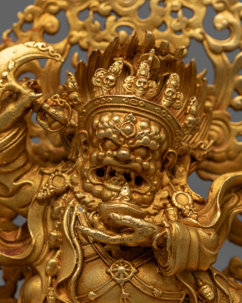 Copper Bernagchen Mahakala Statue | Harnessing Tradition with Contemporary Precision