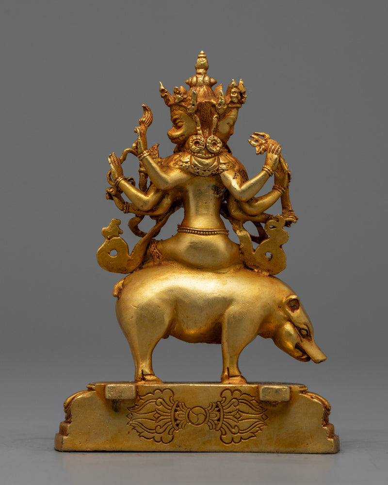 Machine Made Statue of Marici | Representation of the Buddhist Goddess of Light